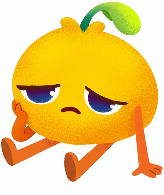 Sunny the mascot looking overwhelmed